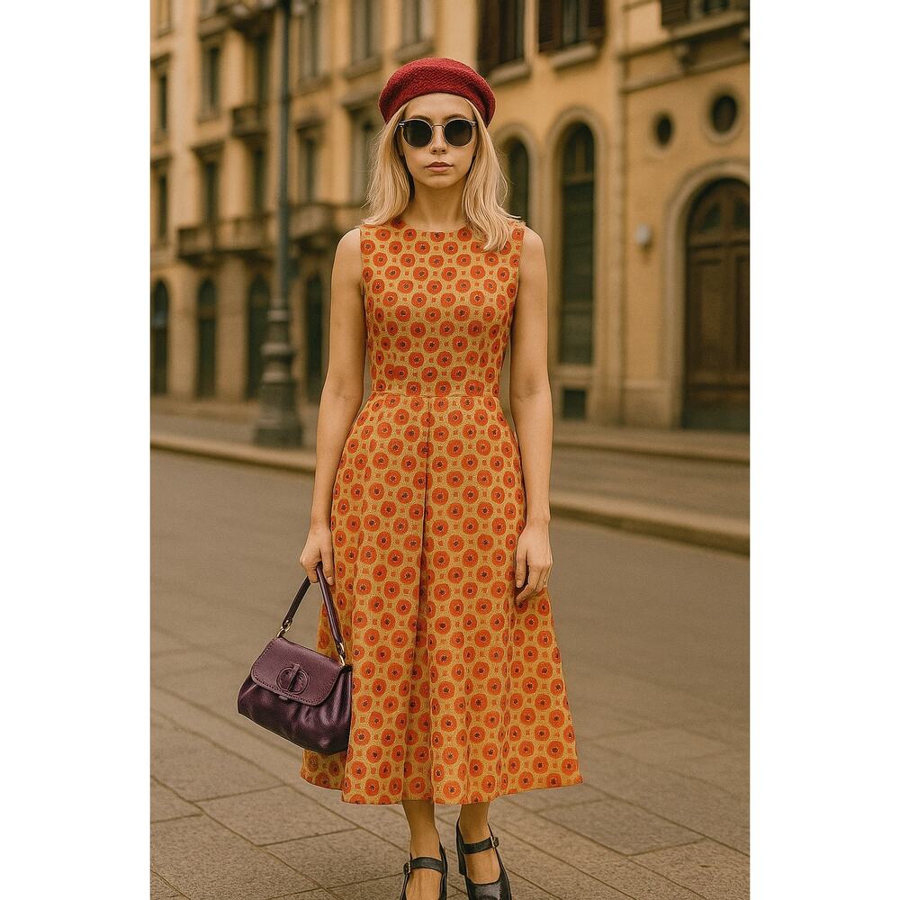 Miu Miu Coded 60s Mod A-Line Dress | Handmade Mcm… - image 2